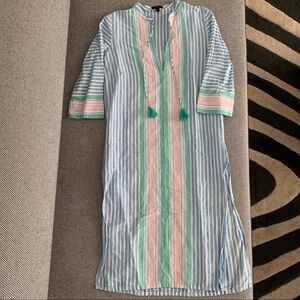 J. Crew Striped Caftan / Dress / Coverup